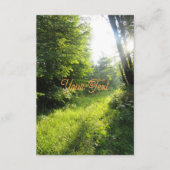 Grünwaldwiese Begleitkarte (Vorderseite)