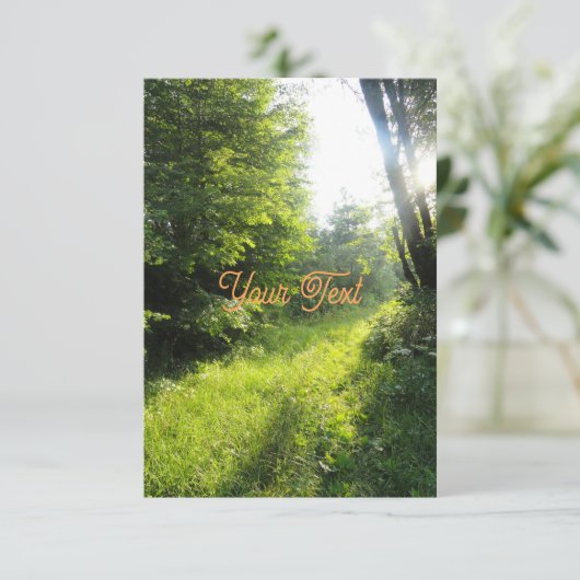 Grünwaldwiese Begleitkarte (Stehend Vorderseite)