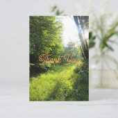 Grünwaldwiese Dankeskarte (Stehend Vorderseite)