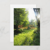 Grünwaldwiese Dankeskarte (Vorne/Hinten)