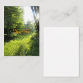 Grünwaldwiese Mitteilungskarte (Vorne/Hinten)