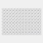 GRÜNWEISS, SCHWARZER HUNDE, KATZKATZE, PET-ZEICHEN GESCHENKPAPIER SET (Vorderseite 2)