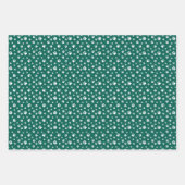 GRÜNWEISS, SCHWARZER HUNDE, KATZKATZE, PET-ZEICHEN GESCHENKPAPIER SET (Vorderseite)