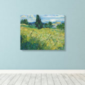 Grünweizen | 1889 leinwanddruck (Insitu (Holzboden))