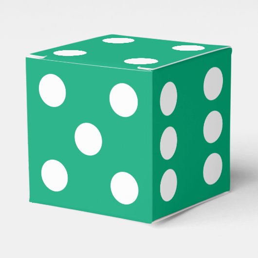 Grünwürfel Geschenkschachtel (Vorderseite)