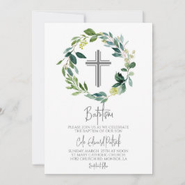 Grünwüste Taufe Einladung