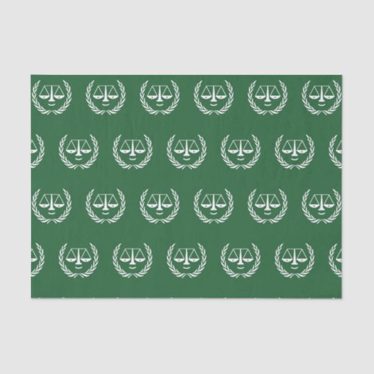 Grünzettel der Anwältin Seidenpapier (Vorderseite)