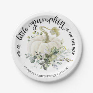 Grünzeug Kleiner Kürbis Herbst-Baby-Party Pappteller