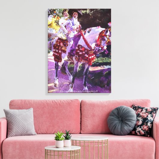 ‚Grupa valenciana‘ Leinwanddruck (Insitu (Wohnzimmer))