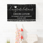 Gruppe 2022 Abschluss Silver Confetti Banner (Insitu)