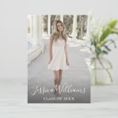 Gruppe 2023 5 Fotos: VIRTUAL Graduation Party Einladung (Stehend Vorderseite)