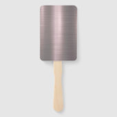 Gruppe 2023 Rose Gold Balloons Foto Abschluss Fächer (Rückseite)