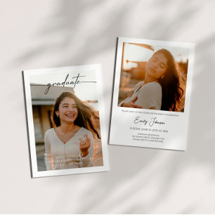 Gruppe 2024 Foto Graduation Party Einladung