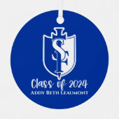 Gruppe 2024 Logo-Ornament Ornament Aus Metall (Vorderseite)