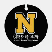 Gruppe 2024 Logo-Ornament Ornament Aus Metall (Rückseite)