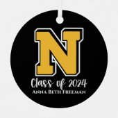 Gruppe 2024 Logo-Ornament Ornament Aus Metall (Vorderseite)