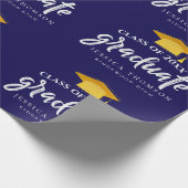 Gruppe 2025 Abschluss Glückwunsch Grad Party Geschenkpapier (Ecke)