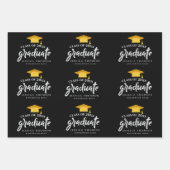 Gruppe 2025 Abschluss Glückwunsch Grad Party Geschenkpapier Set (Vorderseite 2)