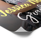 Gruppe 2025 Foto Graduation Party Willkommen Poster (Ecke)