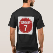 GRUPPE 7 T-Shirt (Rückseite)