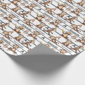 Gruppe Affen Geschenkpapier (Ecke)