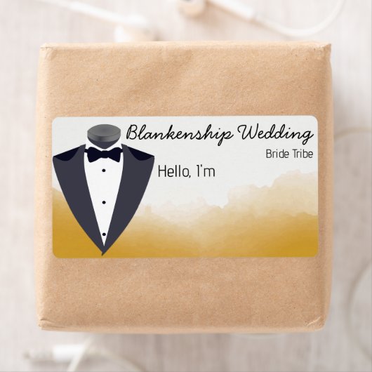 Gruppe Ansammlung Gold Aquarellmarke (Insitu)