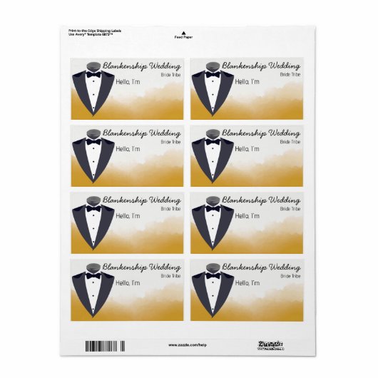 Gruppe Ansammlung Gold Aquarellmarke (Vorne)