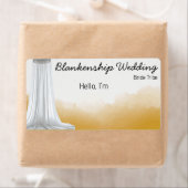 Gruppe Ansammlung Gold Aquarellmarke (Insitu)