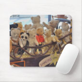 Gruppe antiker Teddybären Mousepad (Mit Mouse)
