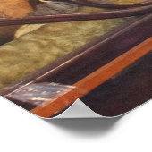 Gruppe antiker Teddybären Poster (Ecke)