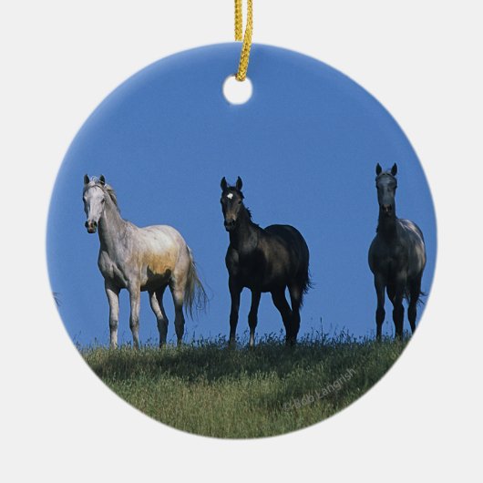 Gruppe Araber Keramik Ornament (Vorne)