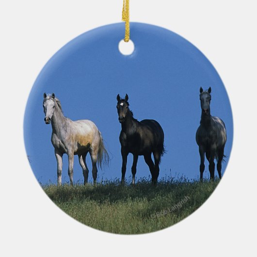 Gruppe Araber Keramik Ornament (Hinten)