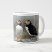 Gruppe atlantischer Papageien Jumbo-Tasse (Vorderseite Rechts)