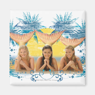 Gruppe Blue Palm Tree Graphic Magnet