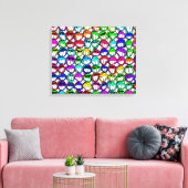 GRUPPE "coole SCHMILZFÄLLE" Leinwanddruck (Insitu (Wohnzimmer))