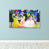 Gruppe Crinolines von Wassily Kandinsky Leinwanddruck (Insitu (Holzboden))