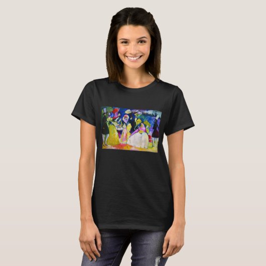 Gruppe Crinolines von Wassily Kandinsky T-Shirt (Vorne ganz)