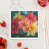 Gruppe Dahlias Serviette (Beispiel)