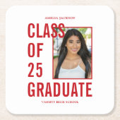 Gruppe der 25 Festivals zur Graduation von Fotos Rechteckiger Pappuntersetzer (Vorderseite)