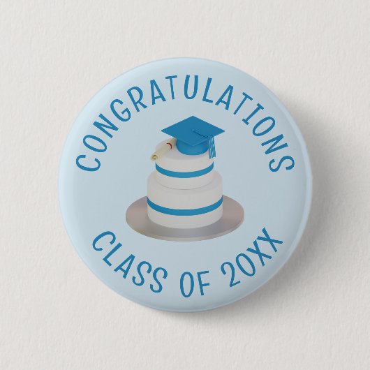 Gruppe der Abschluss - Glückwünsche Button (Vorderseite)