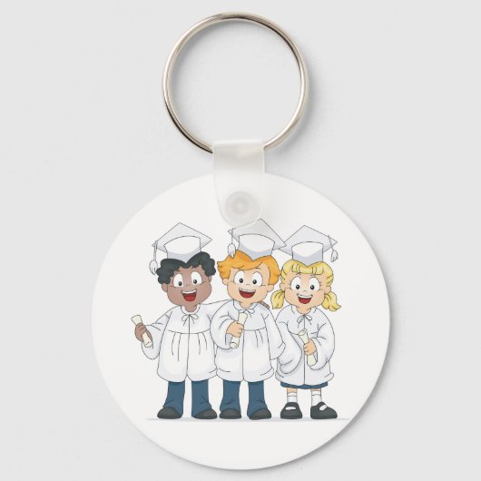Gruppe der Absolventen Bildung Schlüsselanhänger (Vorderseite)