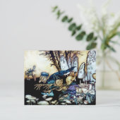 Gruppe der Arbeitnehmer Postkarte (Stehend Vorderseite)