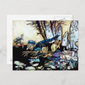 Gruppe der Arbeitnehmer Postkarte (Vorne/Hinten)