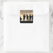 Gruppe der Brüder - Henry V Quadratischer Aufkleber (Tasche)