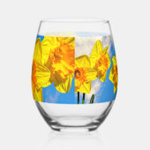 Gruppe der Daffodils Goldmedaille-Blume Weinglas Ohne Stiel (Rechts)