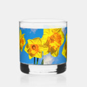 Gruppe der Daffodils Goldmedaille-Blume Whiskyglas (Links)
