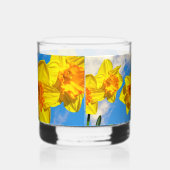 Gruppe der Daffodils Goldmedaille-Blume Whiskyglas (Rechts)