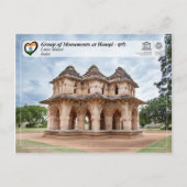 Gruppe der Denkmäler in Hampi - Lotus Mahal Postkarte (Vorderseite)