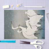 Gruppe der Egrets, 1925-1936 von Ohara Koson Seidenpapier (Handwerk)