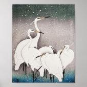 Gruppe der Egrets Poster (Vorne)